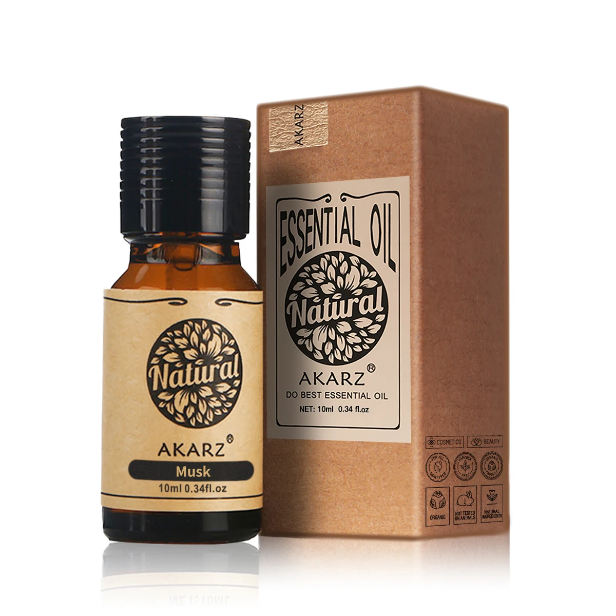 Sandalwood Perfume Oil - AKARZ-Huile essentielle de musc naturelle, soin