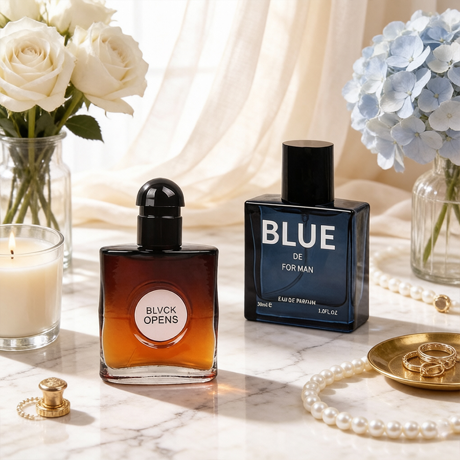 Perfume Fragrance Blue - Parfum Bleu pour Homme et Femme,