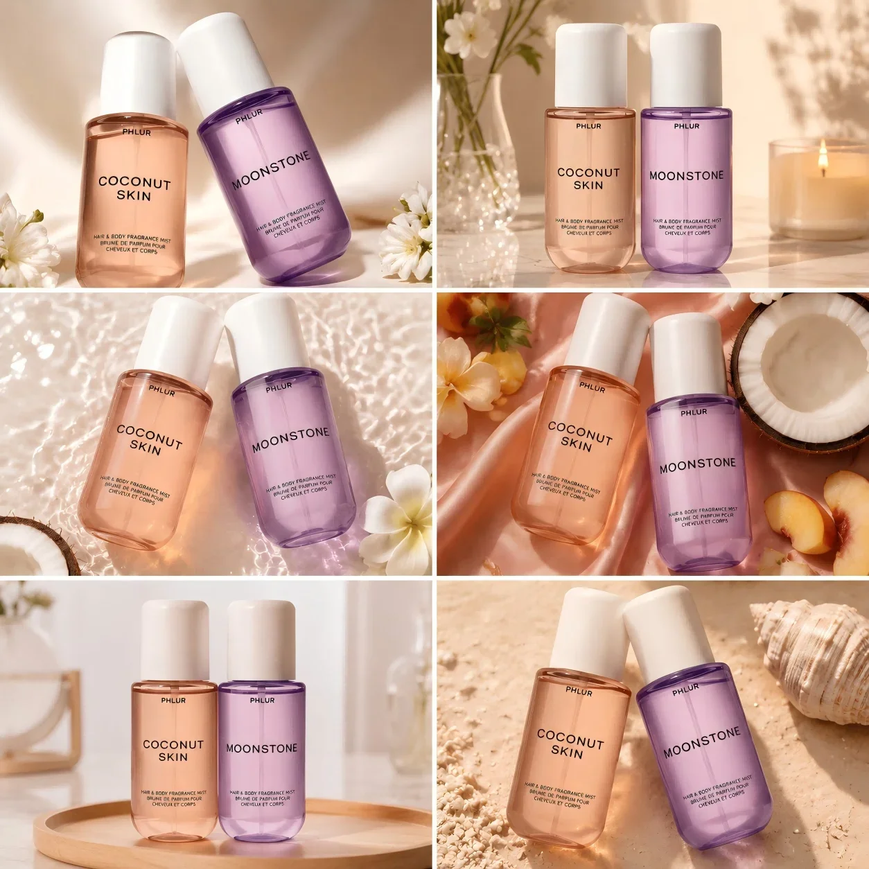 Perfume And Fragrance - Ensemble de brumes parfumées pour le