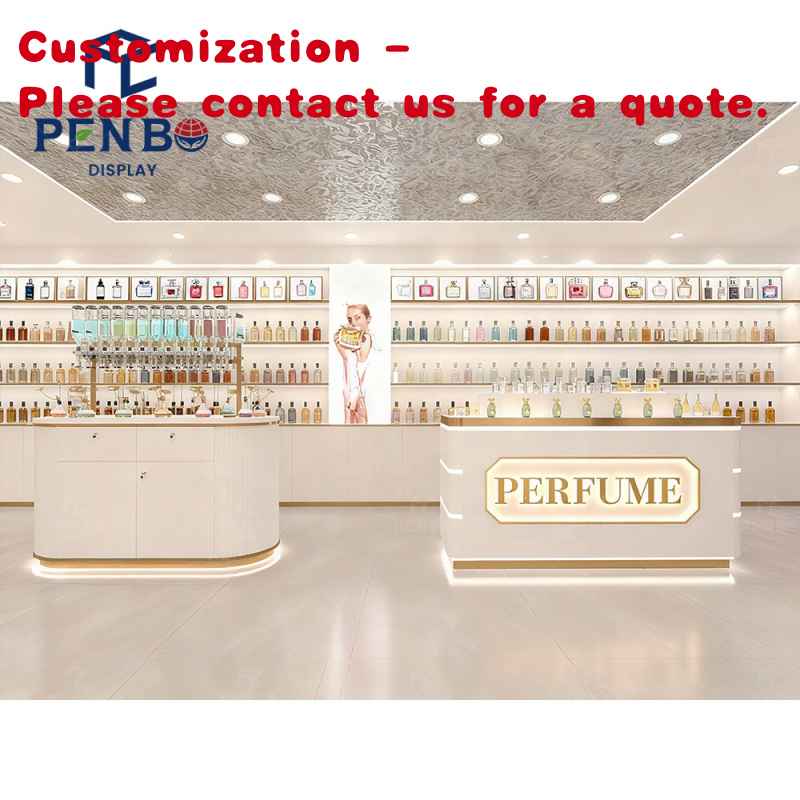Perfume Fragrance Store - Vitrine de magasin de parfum blanc