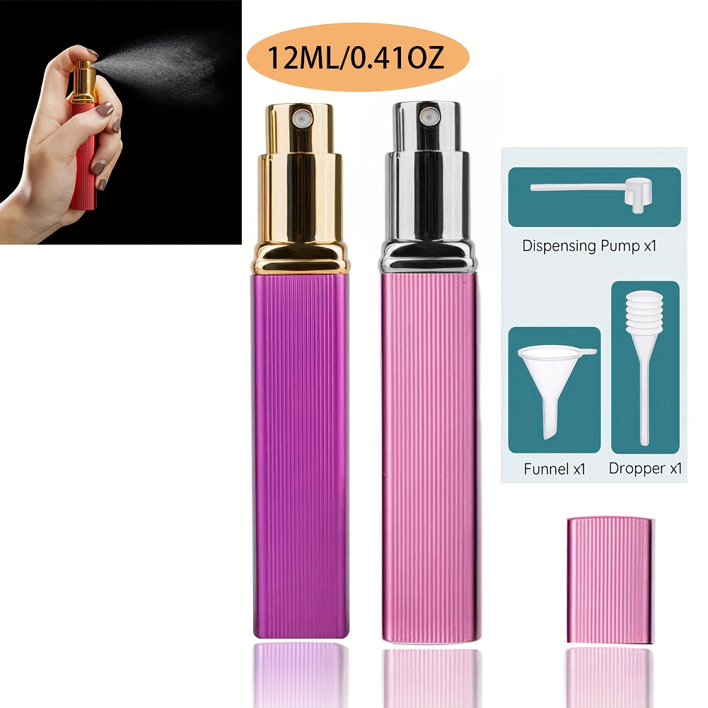 Perfume Fragrance Dispenser - Ensemble de 2 pièces, flacon pulvérisateur