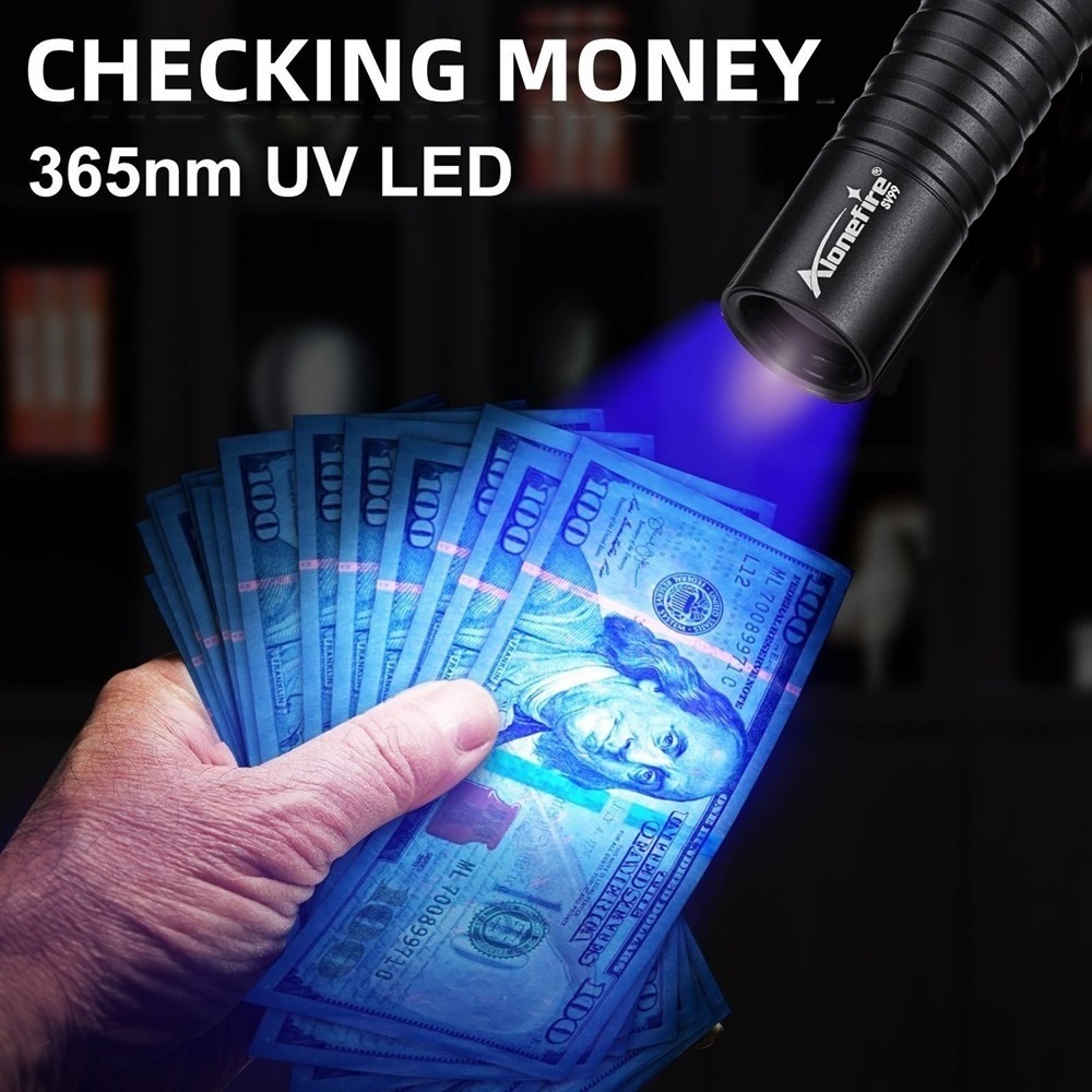 Lampe torche UV 365nm à lumièr - Amber Musk Oil avis et prix