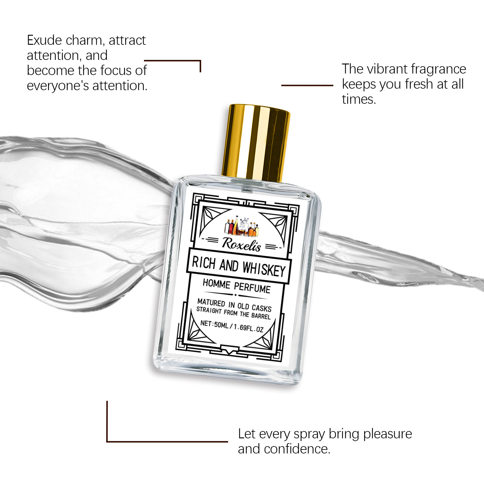Roxelis 50ml Charm Whisky Parf - Perfume And Fragrance avis et prix